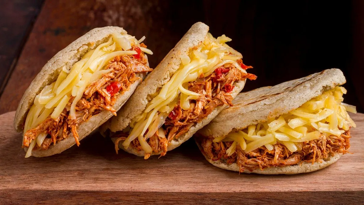 arepa con carne