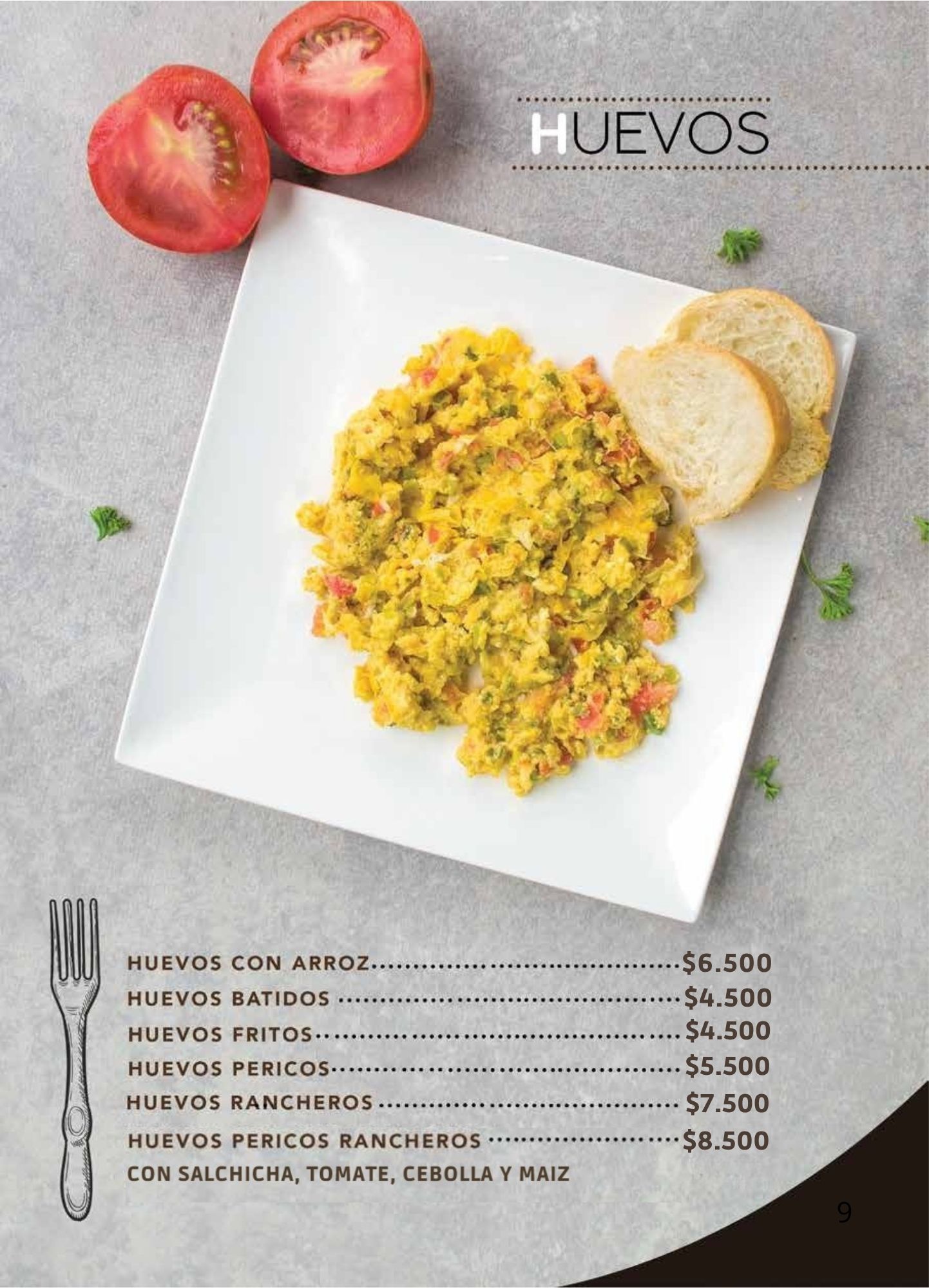 Menú Panadería La Francesa Especializada