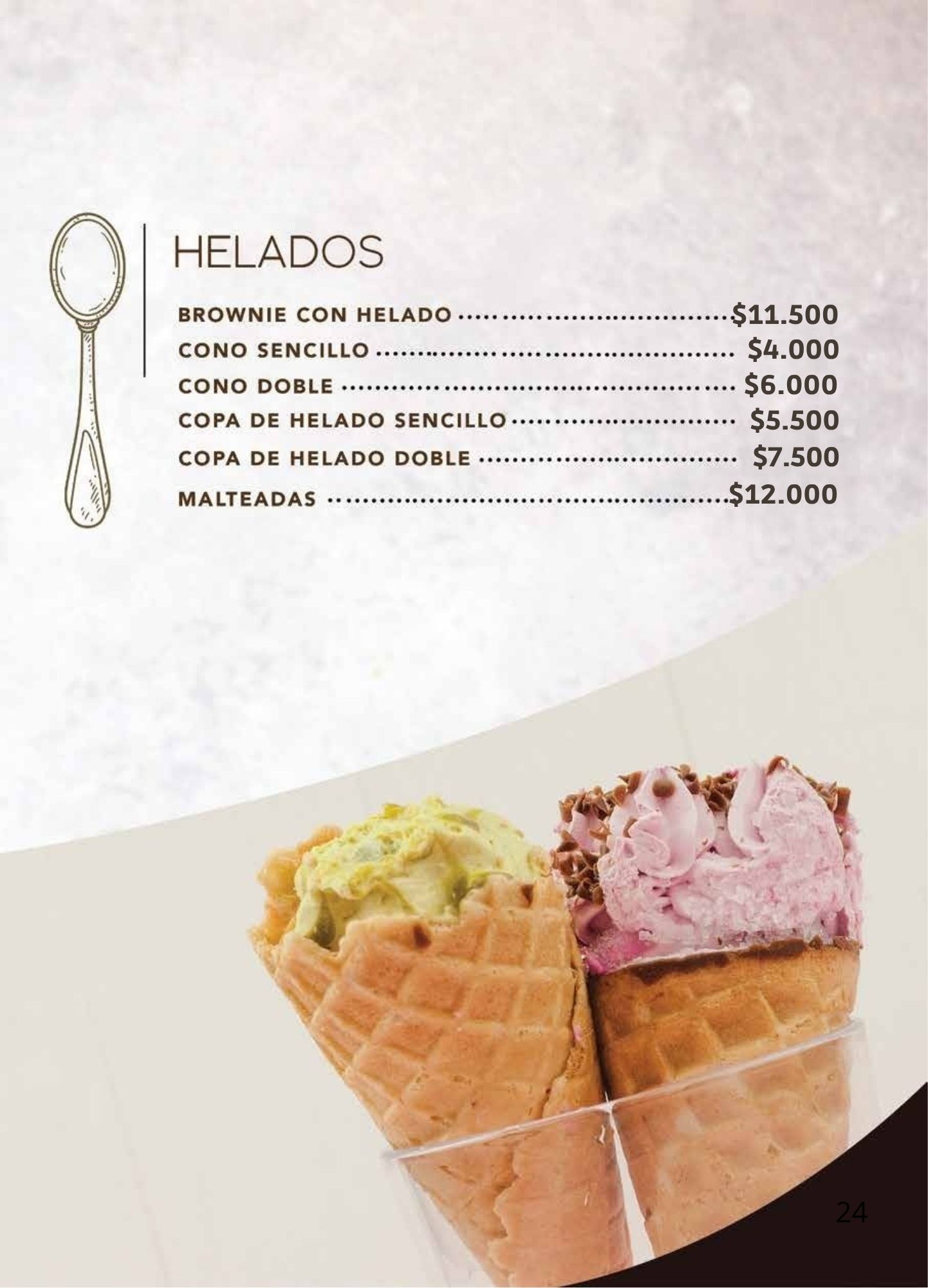 Menú Panadería La Francesa Especializada