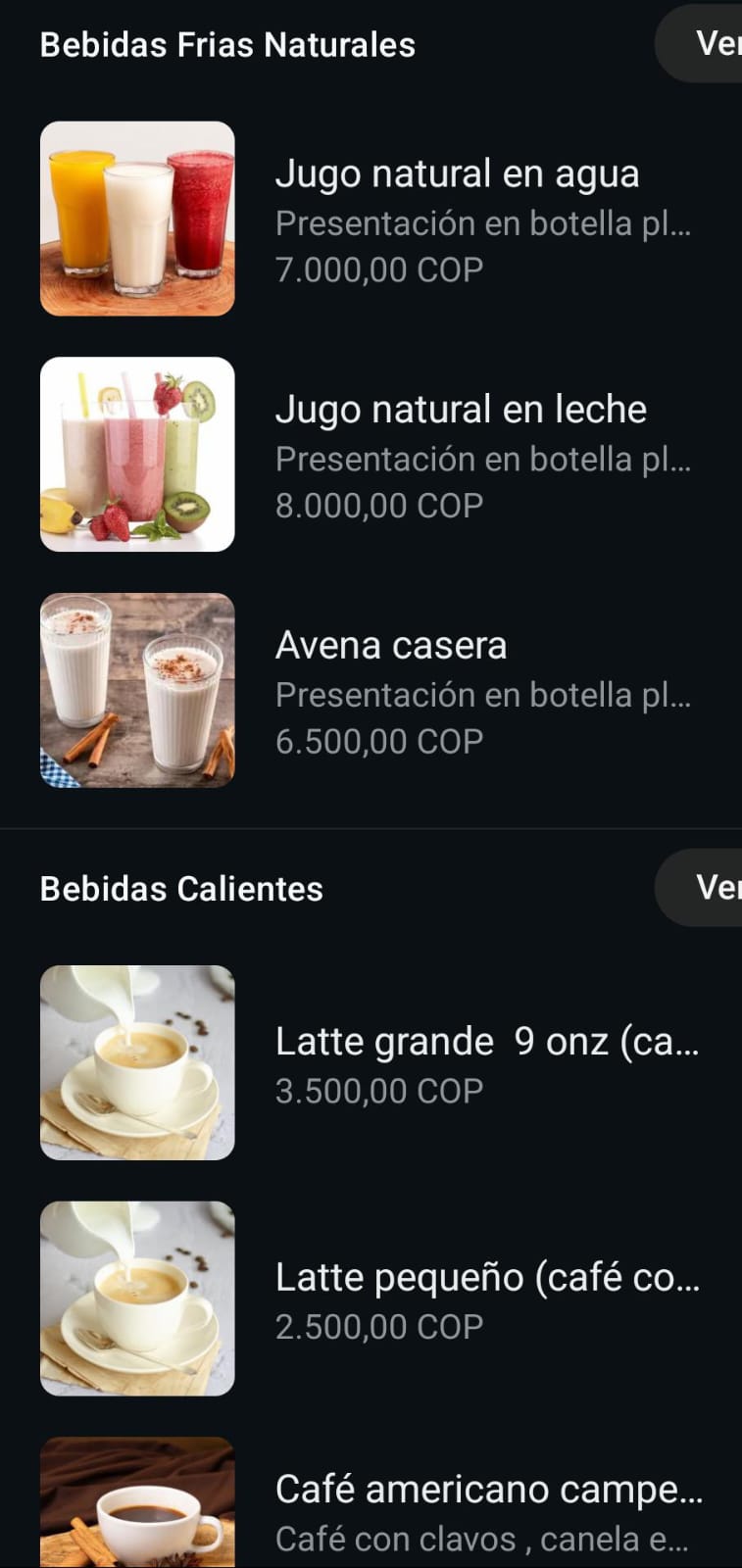 Menú Panetton san jorge